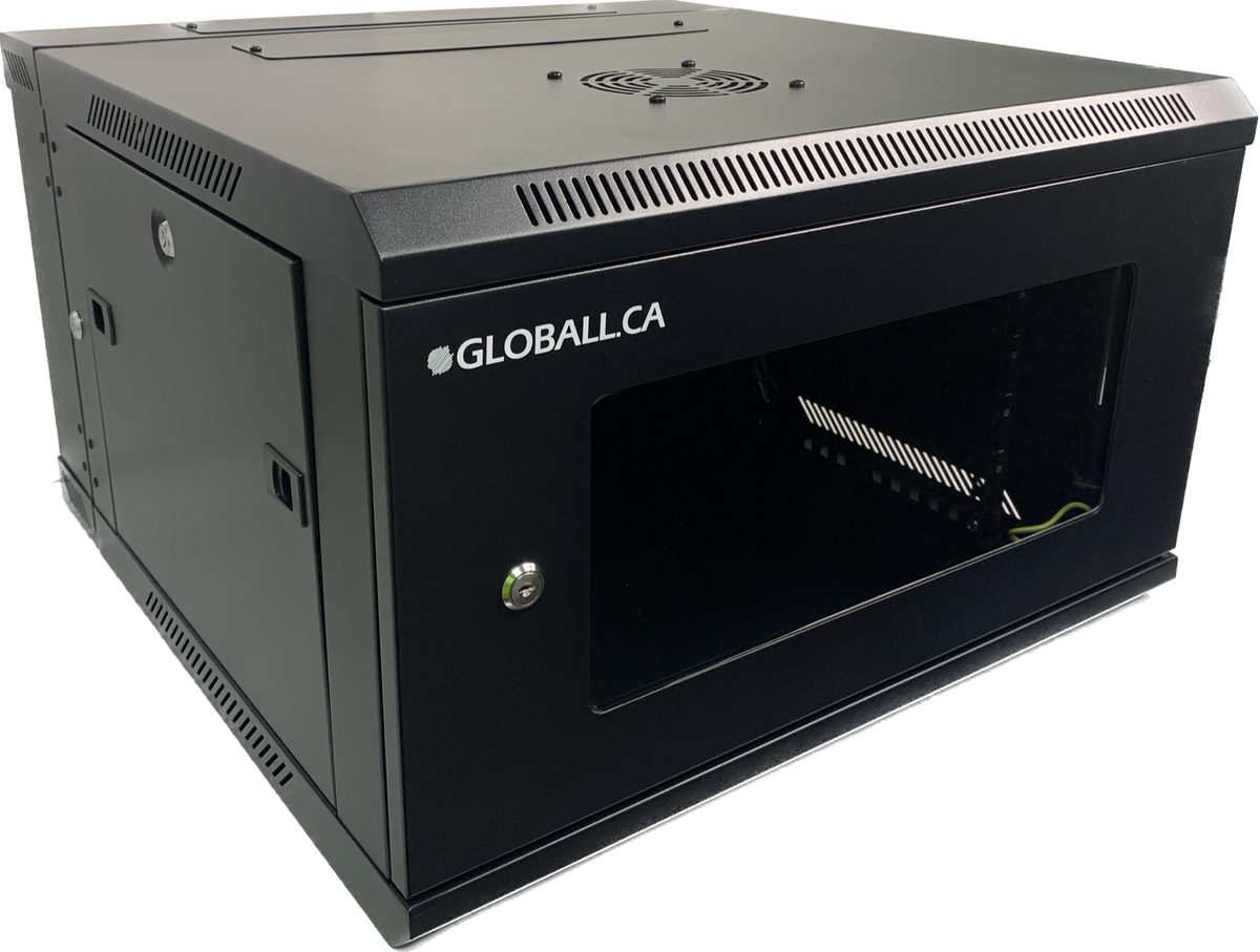 Be professional with the 6U or 9U wall network storage cabinet with lock