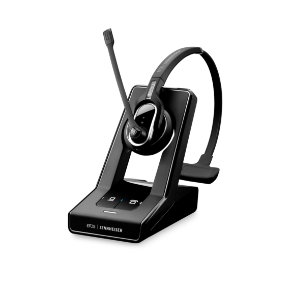 1000562 IMPACT SDPRO 1 ML - US Premium, single-sided, wireless DECT headset with dual-connectivity for desk phone and PC/softphone. 