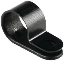 211-60007 CABLE CLAMP, 14MM, NYLON 6.6, BLACK PACK OF 100 HELLERMANNTYTON