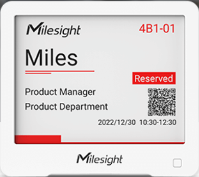 DS3604 IoT E-ink Display LoRaWAN from Milesight Milesight