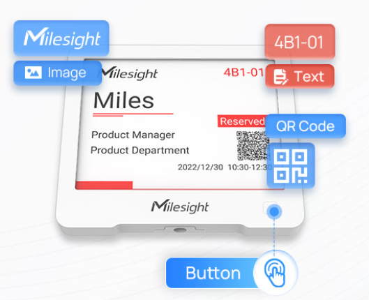 DS3604 IoT E-ink Display LoRaWAN from Milesight Milesight