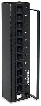 AE-12U-M89 12-Port Field-Configurable Multimedia Wall Mount Mini Panels Signamax