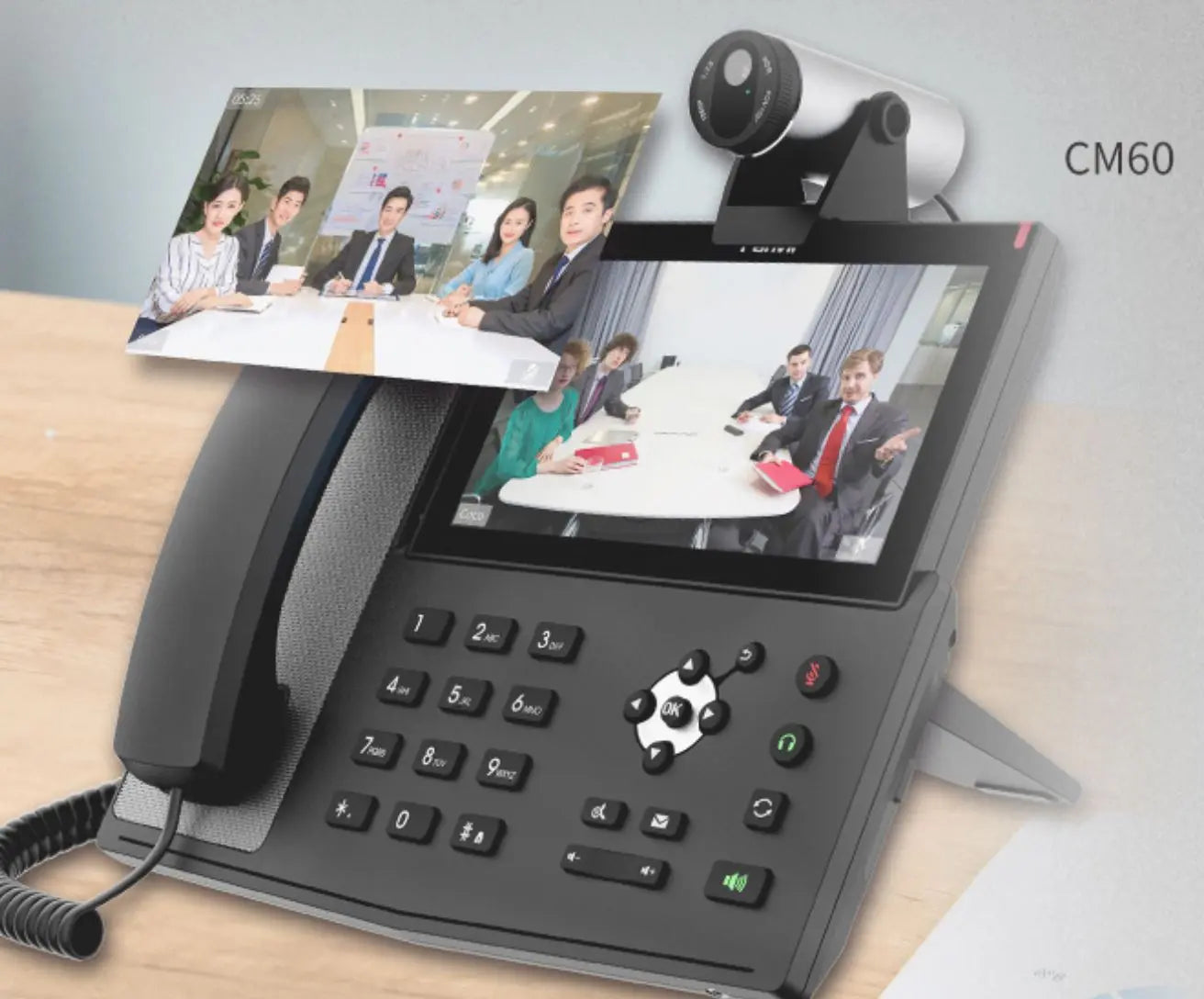 CM60 Fanvil Portable HD USB CameraCamera 1080P Resolution Video Codec: H.264 Privacy Shutter Switch Micro USB 2.0 Fanvil