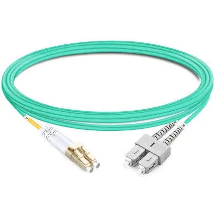 GD-FIB-1006 OM3 SC/LC MM 3.0mm - 4M PVC Aqua Fiber Patch Cord Globall