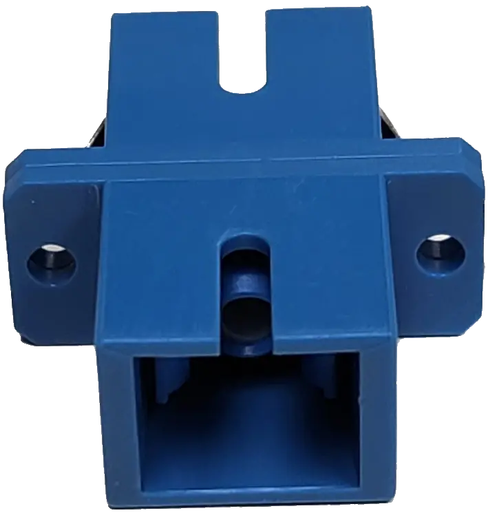 GD-FIB-1152 SC-APC (single) SM Adapter with Rim Blue GLOBALL.CA