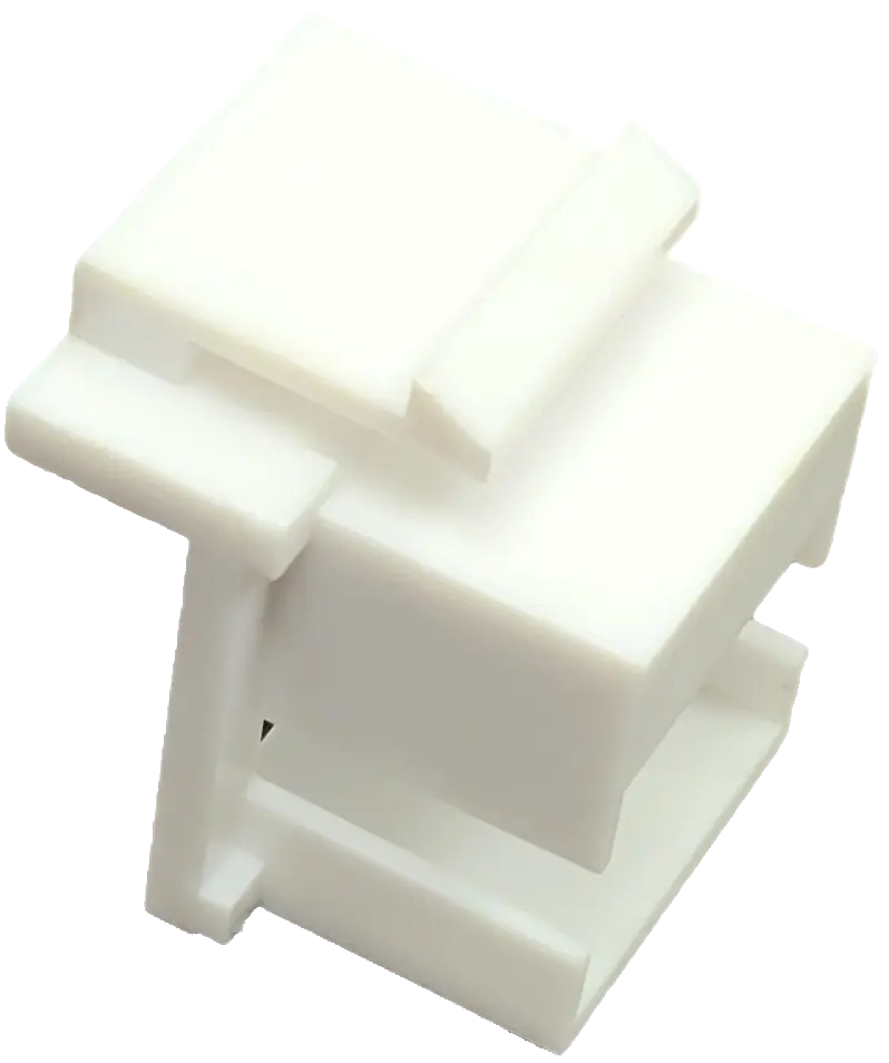 GD-FIB-1156 Keystone Adapter for Inserting Fiber Duplex White GLOBALL.CA