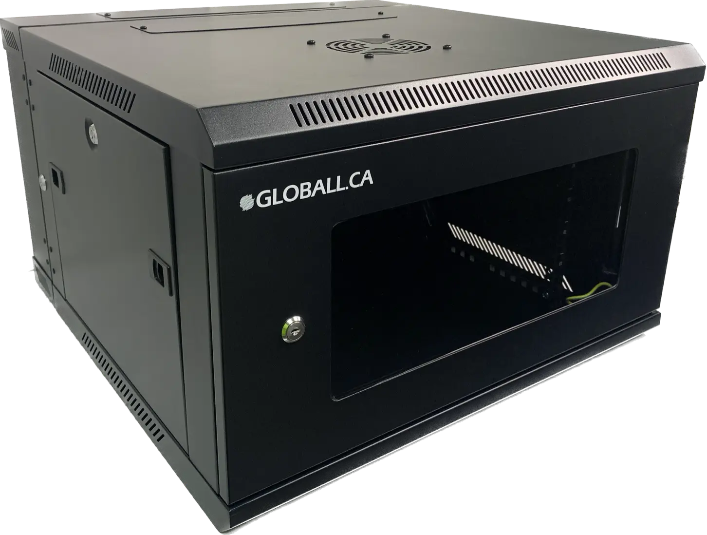 GDWB66063NB Indoor 6U Cabinet Pre Built Black Globall