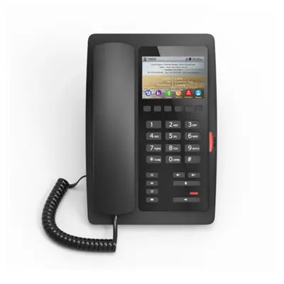 H5 Fanvil Black Professional Color Display Hotel IP Phone - H5 - Fanvil
