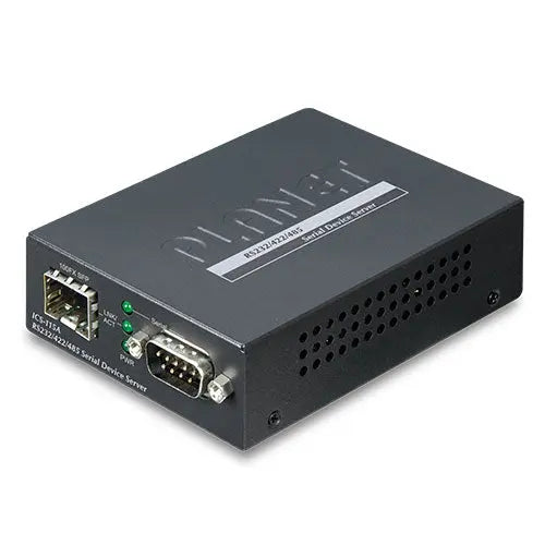 ICS-115A RS232/RS422/RS485 Serial Device Server with 1-Port 100BASE-FX SFP Planet Planet