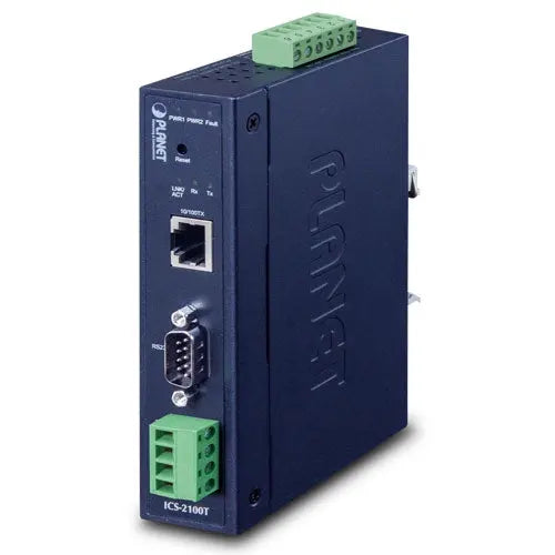 ICS-2100T Industrial 1-Port RS232/RS422/RS485 Serial Device Server - PLANET Planet