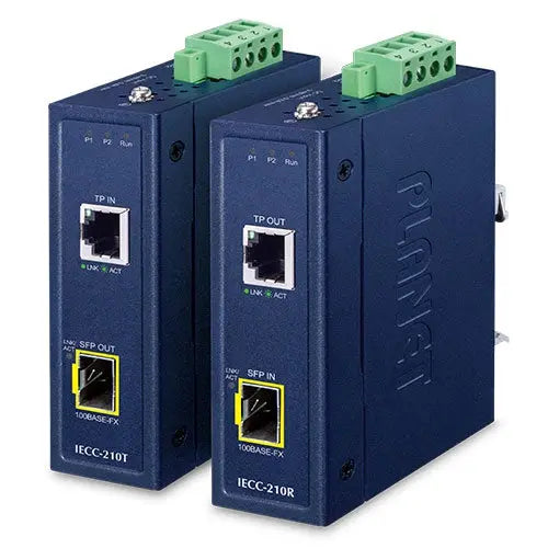 IECC-210-KIT Industrial EtherCAT Media Converter Kit (IECC-210T + IECC-210R) Planet