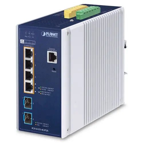 IGS-6325-4UP2X Industrial L3 4-Port 2.5GBASE-T 802.3bt PoE + 2-Port 10G SFP+ Managed Ethernet Switch Planet Planet