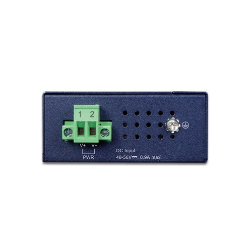 IGTP-815AT IP30 Compact size Industrial 100/1000BASE-X SFP to 10/100/1000BASE-T 802.3at PoE+ Media Converter (-40 to 75 C) - Planet Planet