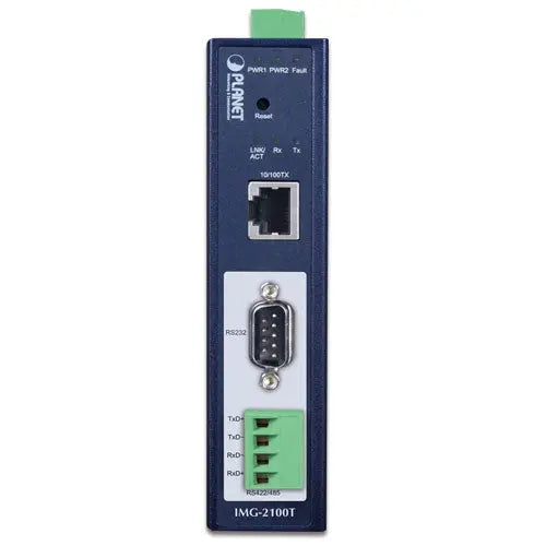 IMG-2100T Industrial 1-port RS232/422/485 Modbus Gateway Planet