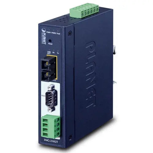 IMG-2102T Industrial 1-port RS232/422/485 Modbus Gateway with 1-Port 100BASE-FX SFP - Planet