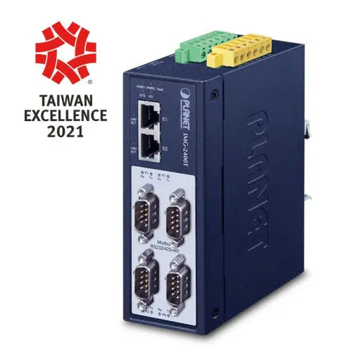 IMG-2400T Industrial 4-Port RS232/422/485 Modbus Gateway Planet