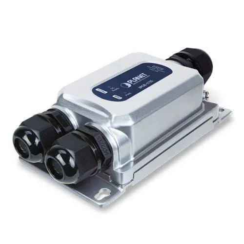 IPOE-175S IP67-rated Industrial Single-port 10/100/1000T 802.3bt PoE++ Splitter 12VDC - Planet Planet