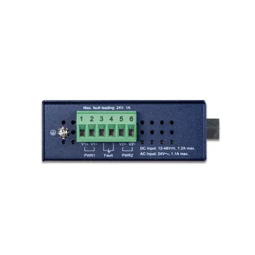 ISW-621S15 4+2 100FX Port Single-mode Industrial Ethernet Switch - 15km - - Planet