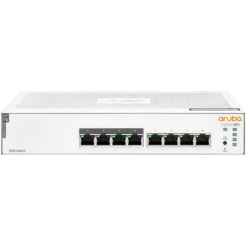 JL811A Aruba Instant On 1830 8-Port Gigabit PoE+ Compliant Managed Network Switch Aruba