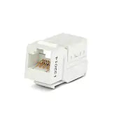 KJNE-8P8C-C6-90-PK Cat6 Keystone Jack RJ45 110 IDC for Termination with NE-TOOL Pink Single