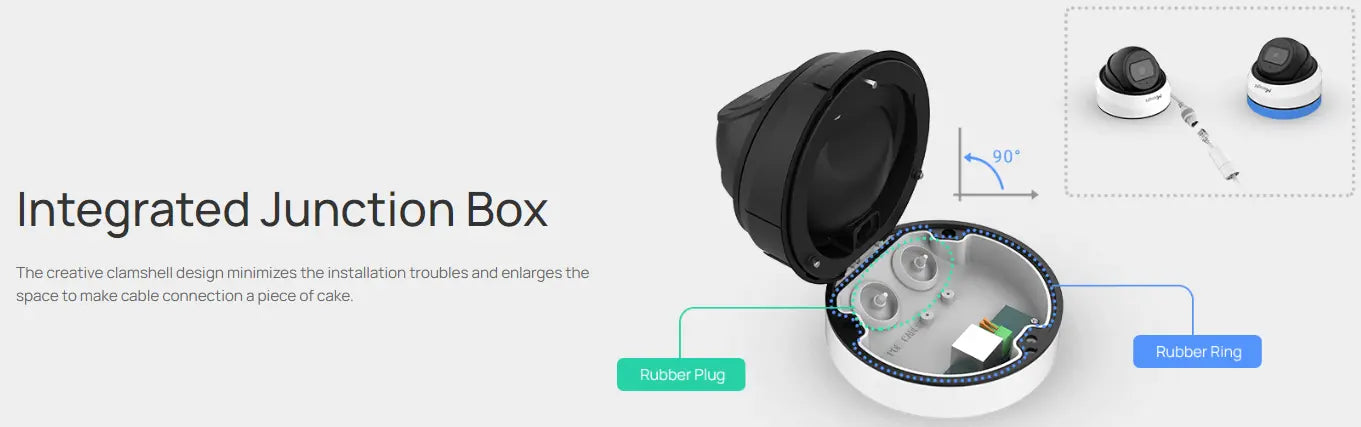 MS-C5375-PD/J 5MP AI Weather-Proof Mini Dome Network Camera Milesight