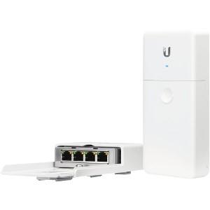 N‑SW NanoSwitch Outdoor 4-Port PoE Passthrough Switch - Ubiquiti