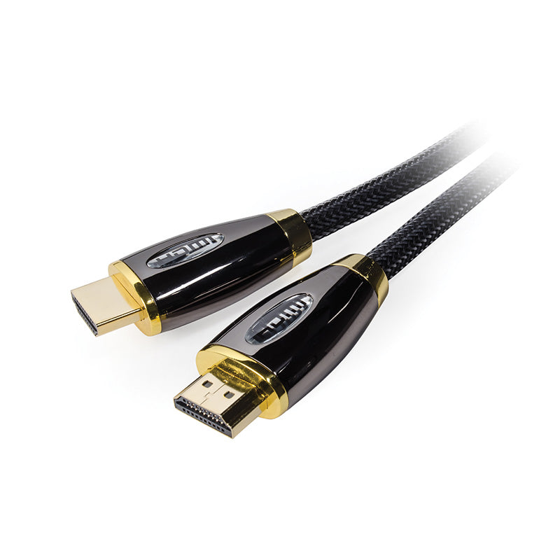 PC-HDMI-12A4P-3FT-NB-BK Version 1.4 HDMI Patch Cable 3FT Black Hyperline