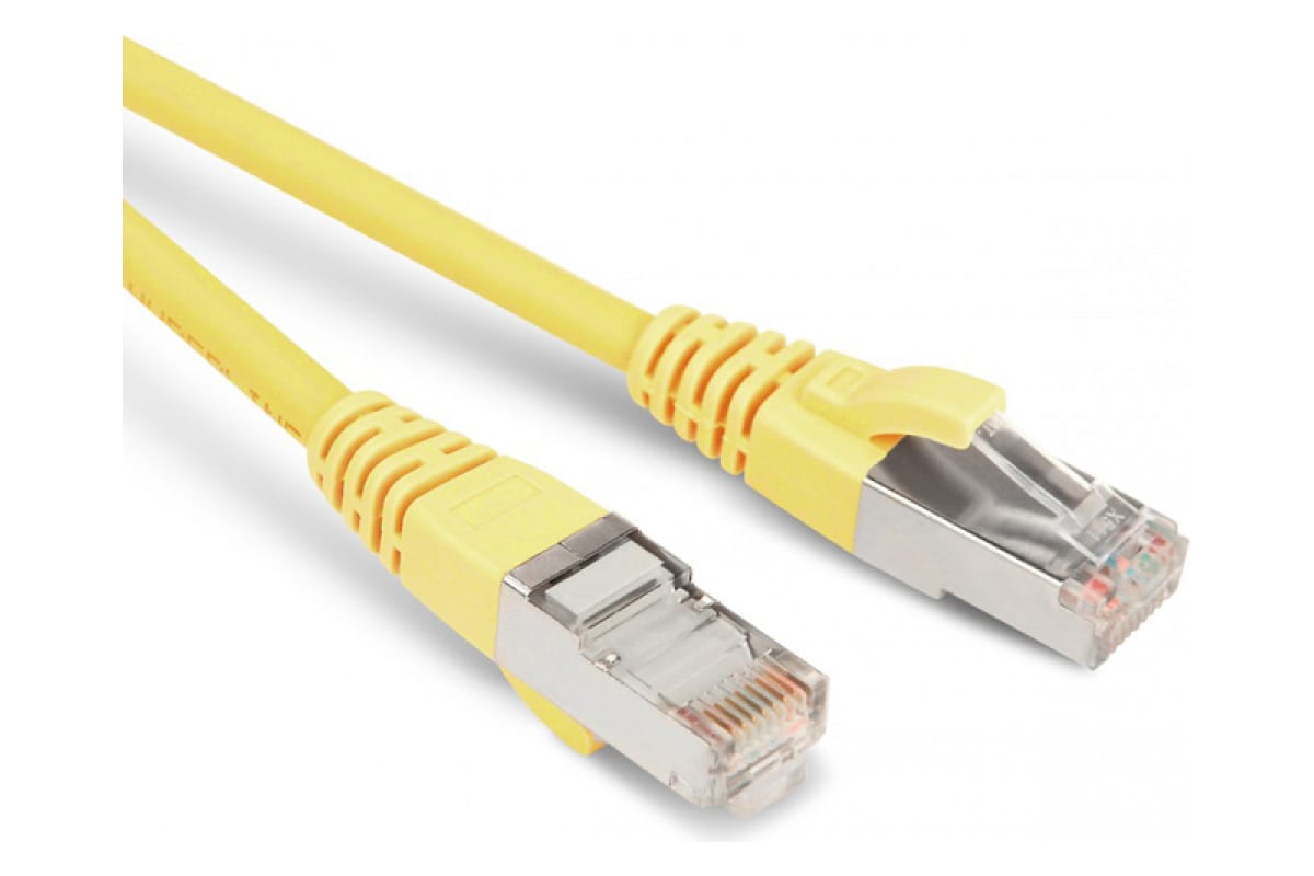 PC-LPM-UTP-RJ45-C5E-1M-YL Category 5e Unshielded Patch Cord UTP PVC 1M Yellow