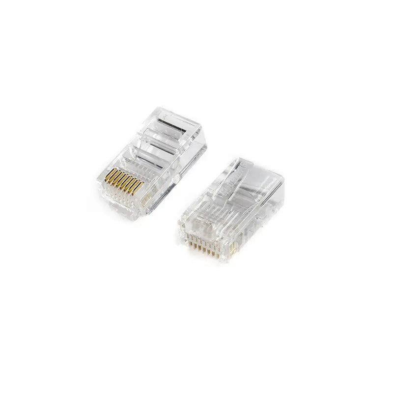 PLUG-8P8C-U-C5-25 Modular Plug RJ45 Cat5 Universal Transparent Pack of 25 Hyperline