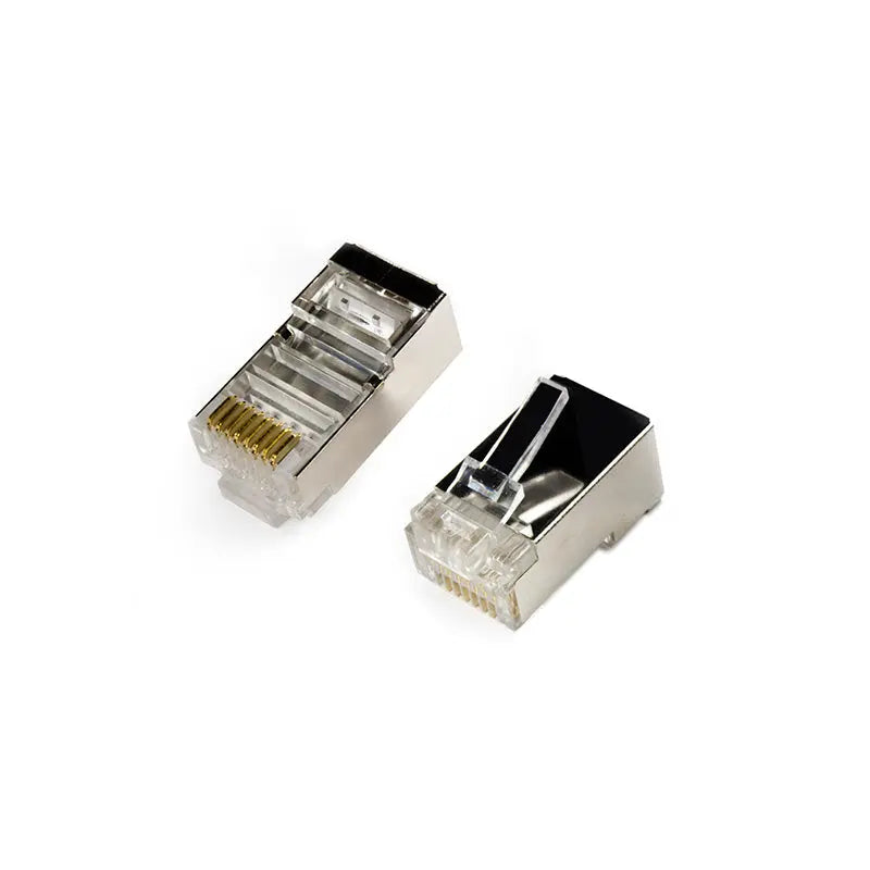 PLUG-8P8C-U-C6-SH-25 Modular Plug RJ-45, Cat6 Universal without Insert Pack of 25 Hyperline