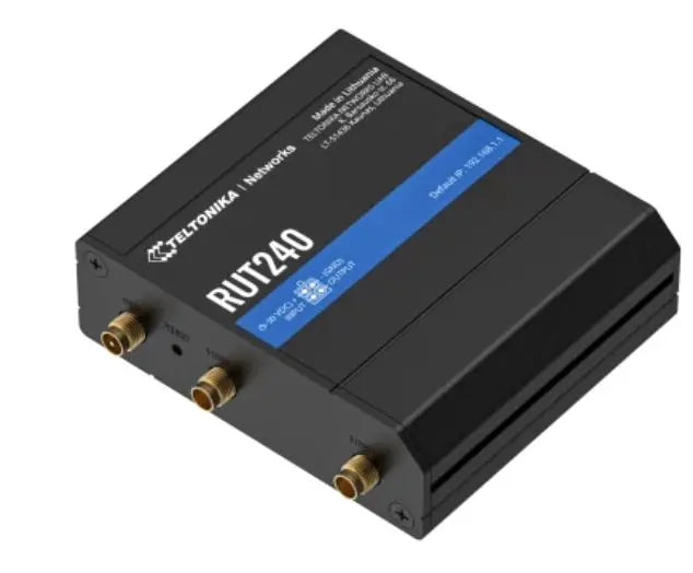 RUT24001UI Teltonika Liquidation 4G /LTE & WiFi cellular router with Ethernet and I/O for (AT&T, T-Mobile, Bell, Telus, Rogers) Teltonika