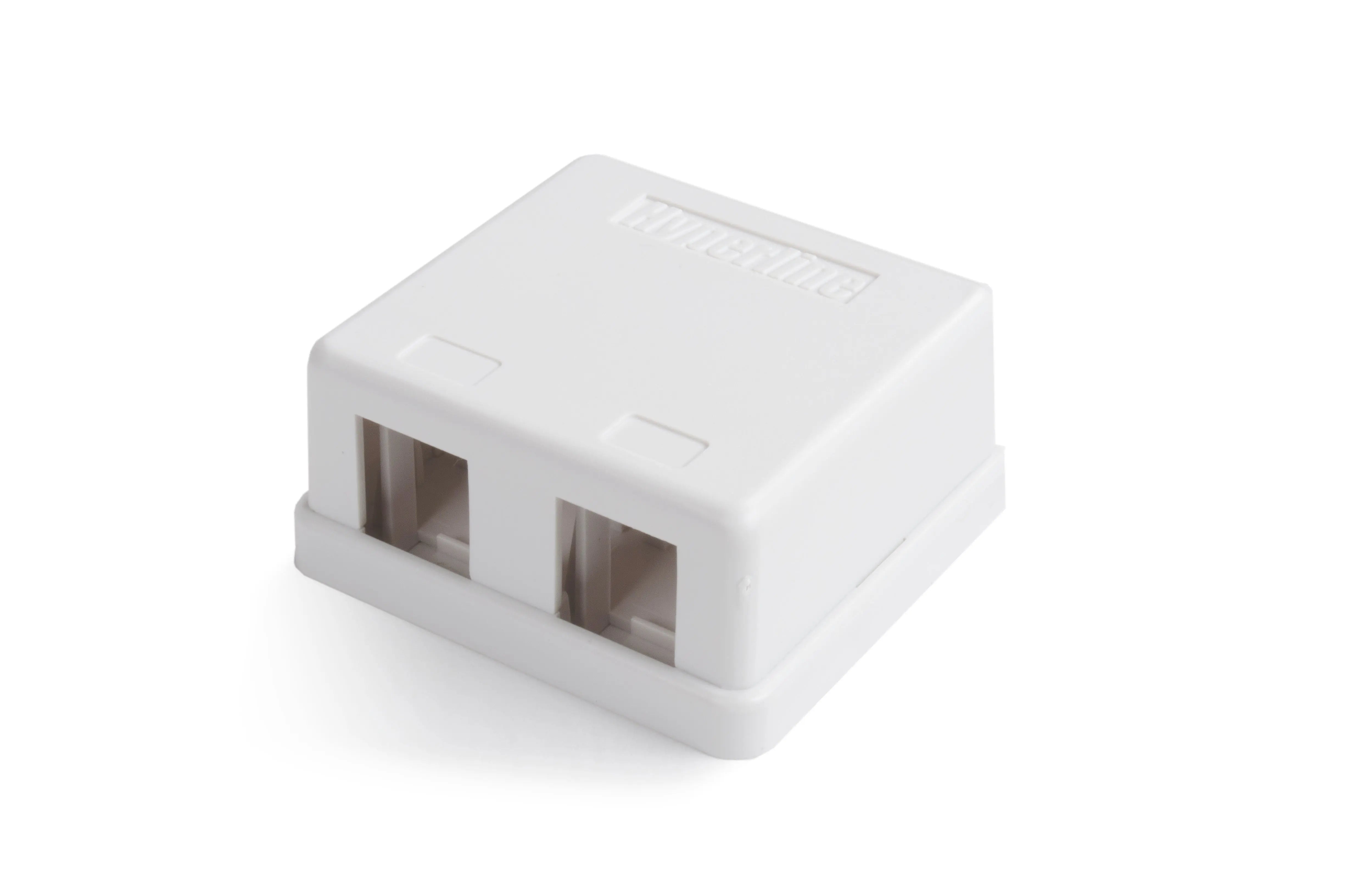 SBB1-2-WH Surface Mount Box 2 Port White Hyperline