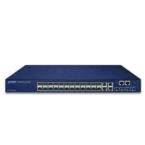 SGS-5240-20S4C4XR Layer 2+ 20-Port 100/1000X SFP + 4-Port Gigabit TP/SFP Combo + 4-Port 10G SFP+ Stackable Managed Switch with 48V redundant power Planet