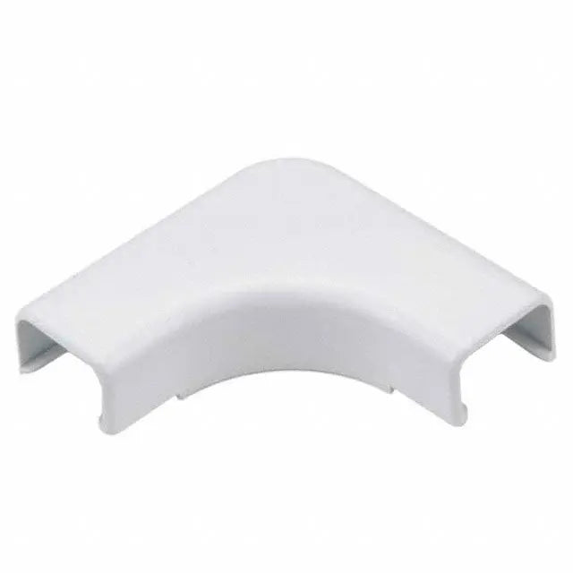 TSR1W-25-1 Elbow Cover, 3/4", 1" Bend Radius, PVC, White, 1/bag Hellermann Tyton