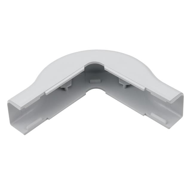 TSR2W-29-1 External Corner Cover, 1-1/4", 1" Bend Radius, PVC, White