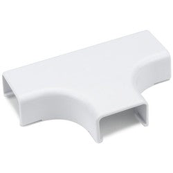 TSR2W-21-1 Tee Cover, 1-1/4" with 1" Bend Radius, PVC, White Hellermann Tyton