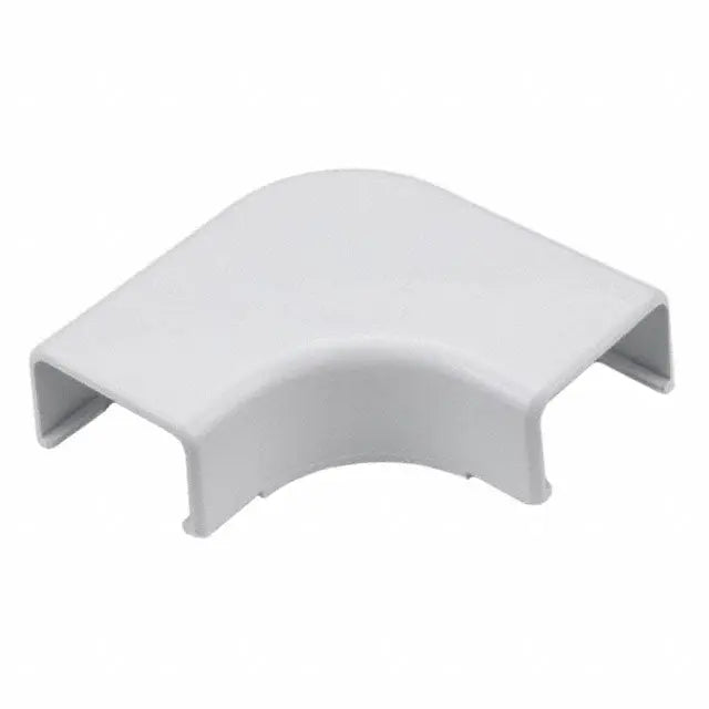TSR2W-25-1 Elbow Cover, 1-1/4", 1" Bend Radius, PVC, White Hellermann Tyton