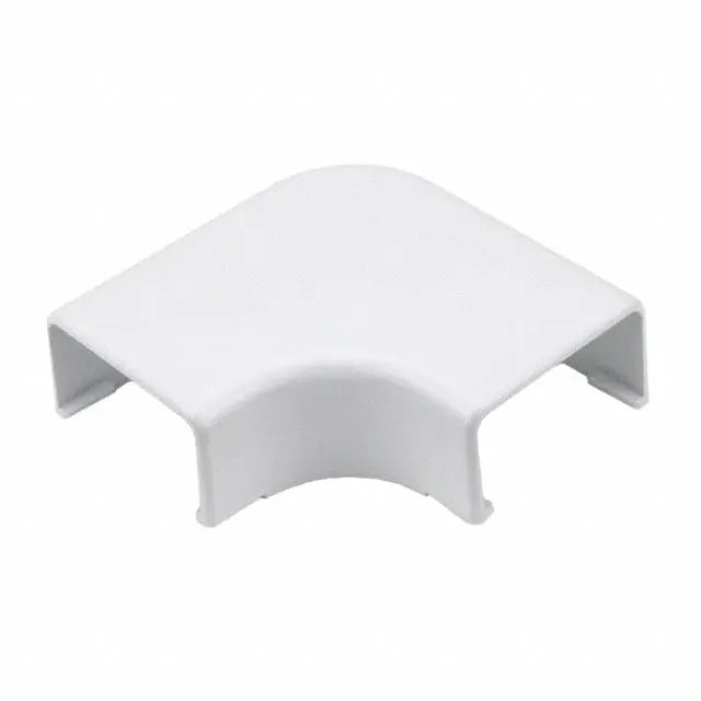 TSR3W-25-1 Elbow Cover, 1-3/4", 1" Bend Radius, PVC, White Hellermann Tyton