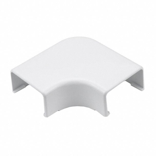 TSR3W-25-1 Elbow Cover, 1-3/4", 1" Bend Radius, PVC, White