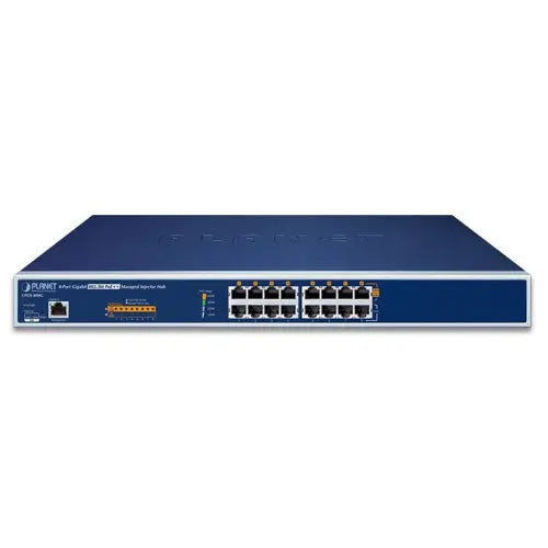 UPOE-800G (V3) 8-Port Gigabit 802.3bt PoE++ Managed Injector Hub (400 watts) - Planet