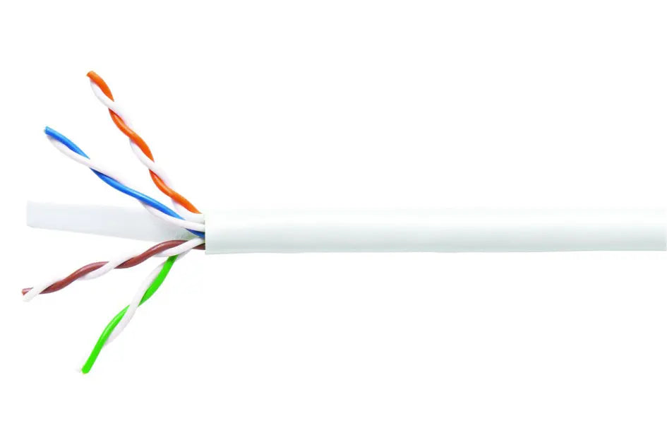 UTP4-C6-SOLID-CMR-White Cable unshielded twisted pair (UTP), 4 pairs, FT4 1000' Hyperline