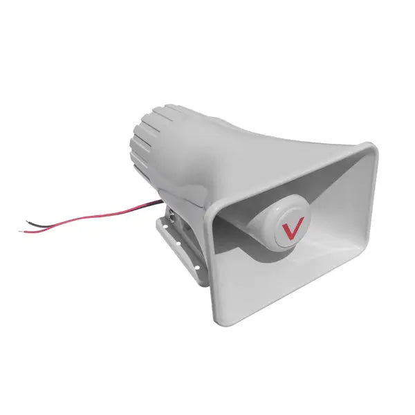 VOX-15BT Indoor/Outdoor Plastic Single Tap Horn (70V, 15W) Voxprime