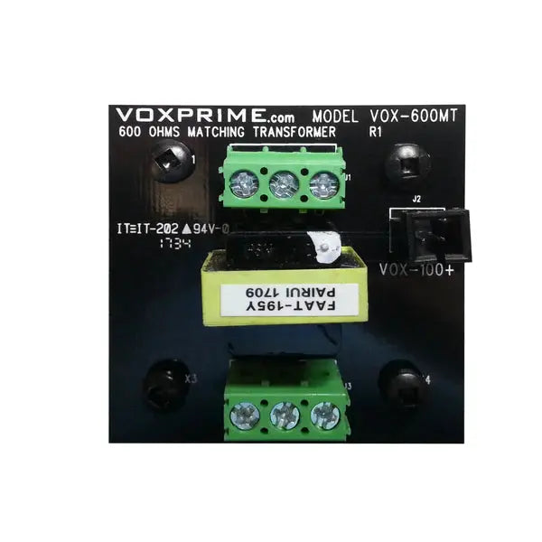 VOX-600MT 600-Ohm Line Impedance Matching Transformer Voxprime