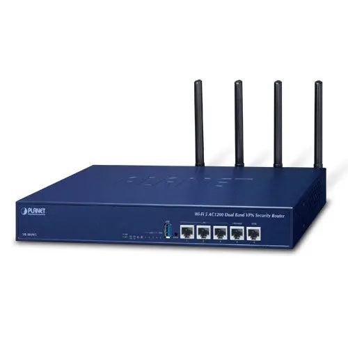 VR-300W5 Wi-Fi 5 AC1200 Dual Band VPN Security Router 5-Port 10/100/1000T Planet