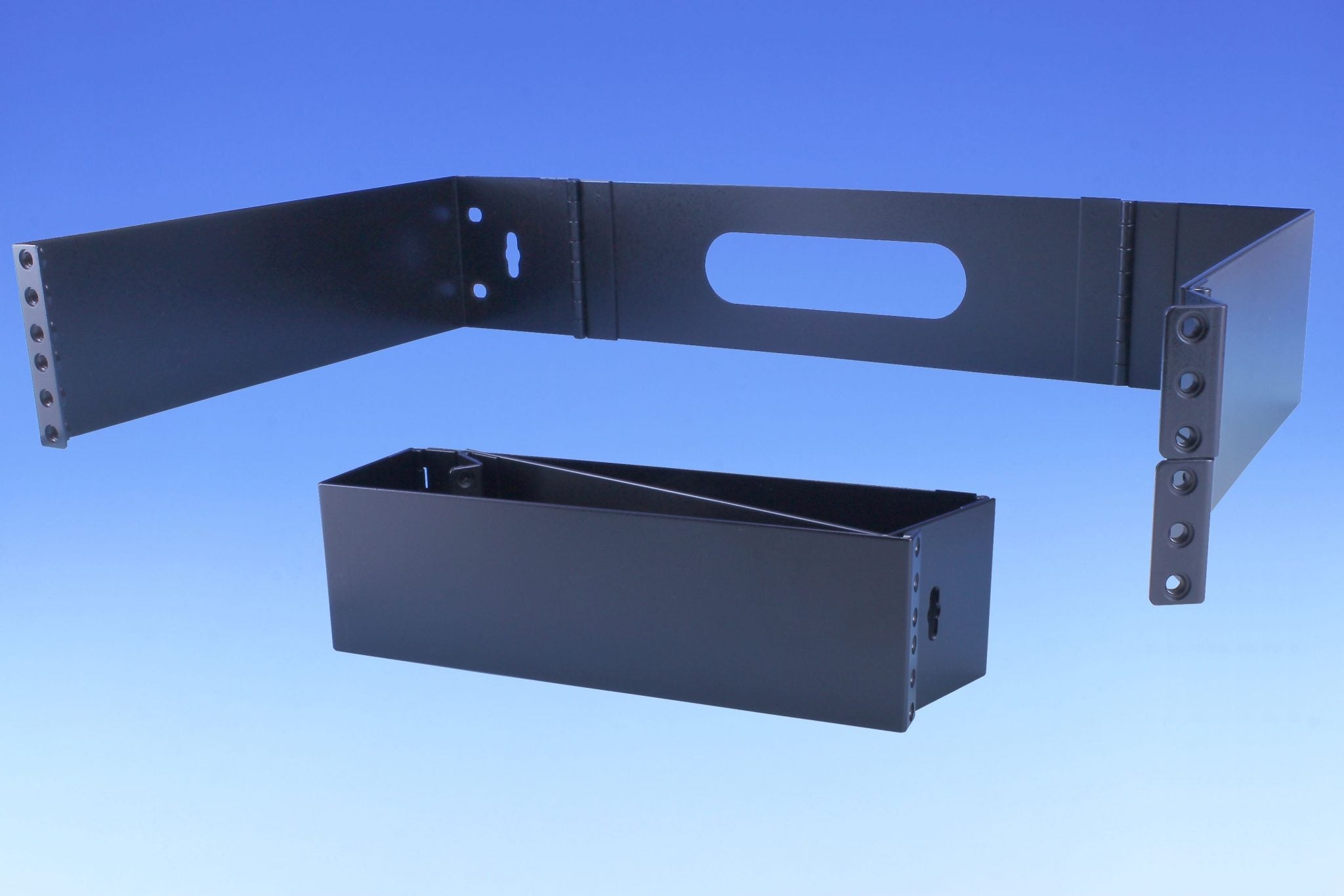 WB-19-110-2SH-2U  Hyperline, Wall RACK (19"-2U) / DEPTH=12.5" Hyperline