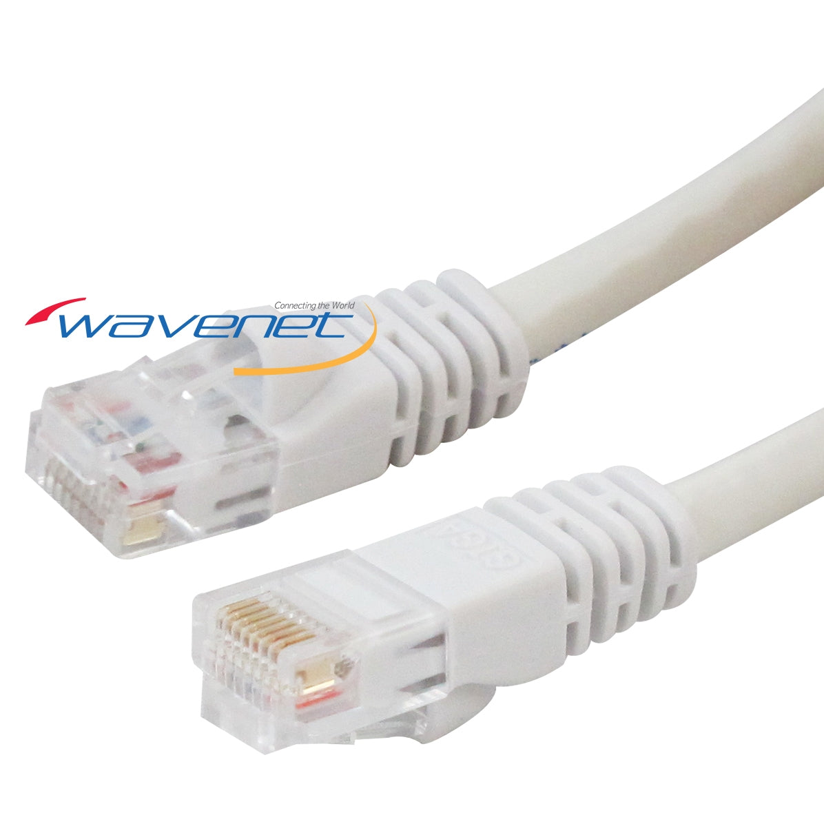 WC-6E04UMWH-PC-03 CAT6 550MHz UTP Patch Cables with Molded Snagless Boots 3F White Wavenet Wavenet