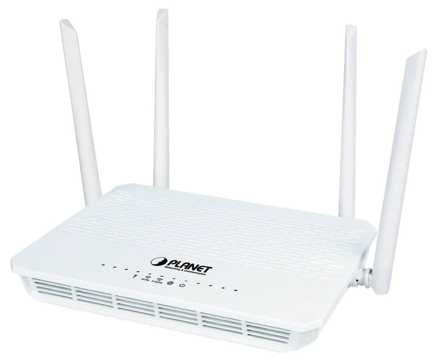 WDRT-1202AC-OPEN (Open Box) 1200Mbps 802.11ac Dual Band Wireless Gigabit Router with USB - Planet Planet