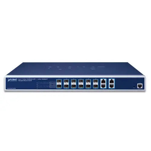 XGS-6320-12X4TR Layer 3 12-Port 10GBASE-X SFP+ + 4-Port 10GBASE-T Managed Ethernet Switch Planet