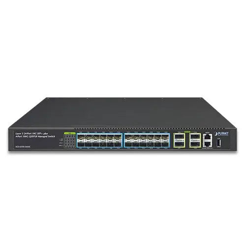 XGS-6350-24X4C Layer 3 24-Port 10G SFP+ + 4-Port 100G QSFP28 Managed Switch - - Planet