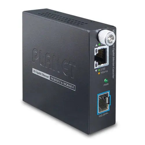 XST-705A 10G/5G/2.5G/1G/100M Copper to 10GBASE-X SFP+ Smart Media Converter Planet